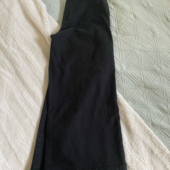 Madewell black denim flare crop pants size 27 - Picture 3 of 5